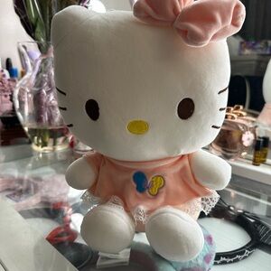 Hello Kitty Plush with Pink Bow and Dress